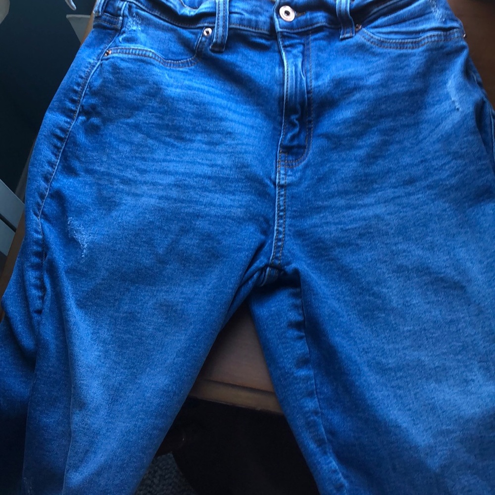 Dark blue skinny jeans